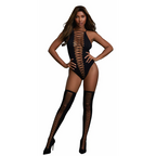 Lace open-back jumpsuit