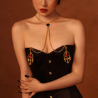 Halskette mit Nippelklemmen