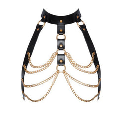 Leder Kettenharness