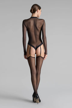 Hold-up fishnet stockings