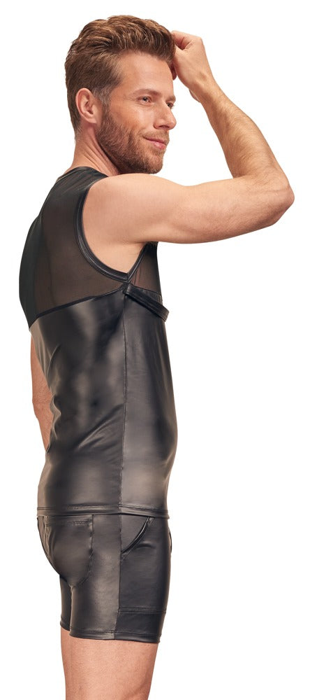 Wetlook Mesh Shirt mit Harness