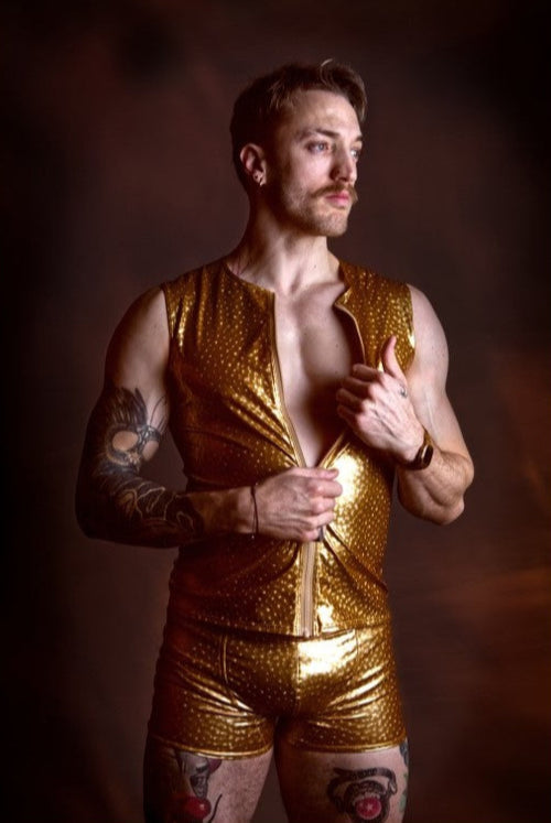 Lack Weste mit Hologramm