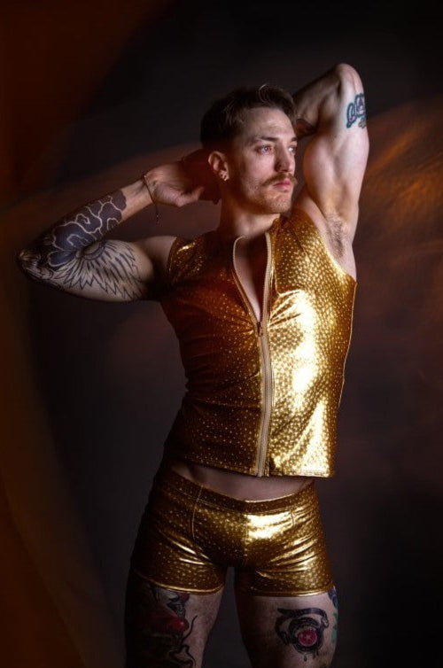 Lack Weste mit Hologramm