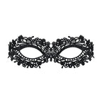 Mask with filigree embroidery