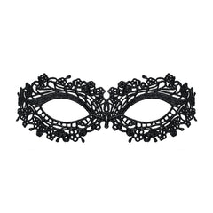 Mask with filigree embroidery
