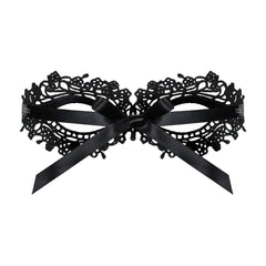 Mask with filigree embroidery