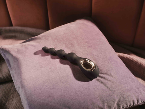 Anal vibrator with pearls SORAYA BEADS