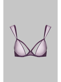 Brustfreier BH mit Mesh