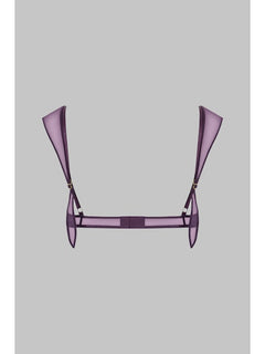 Brustfreier BH mit Mesh