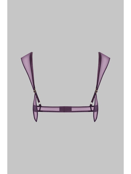 Brustfreier BH mit Mesh