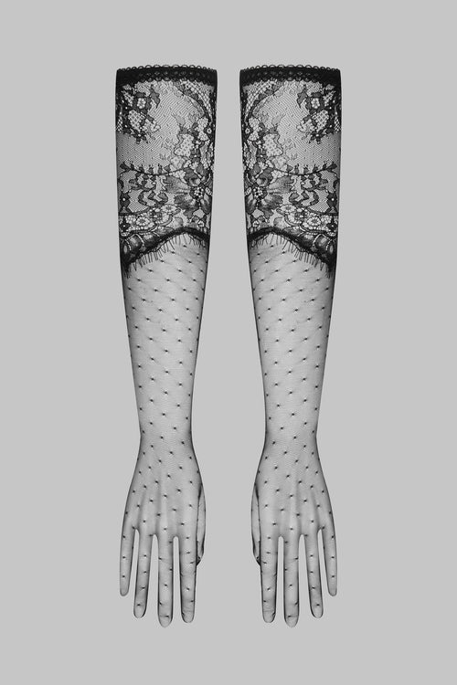 Handschuhe aus Spitze