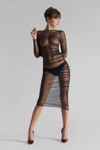 Transparentes Bleistift Kleid