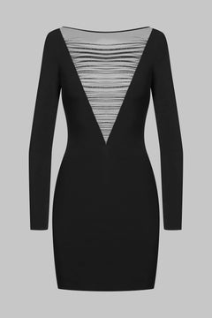 Kleid mit Mesh
