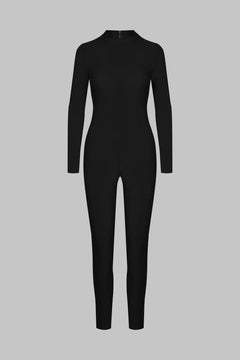 Catsuit mit transparentem Rücken