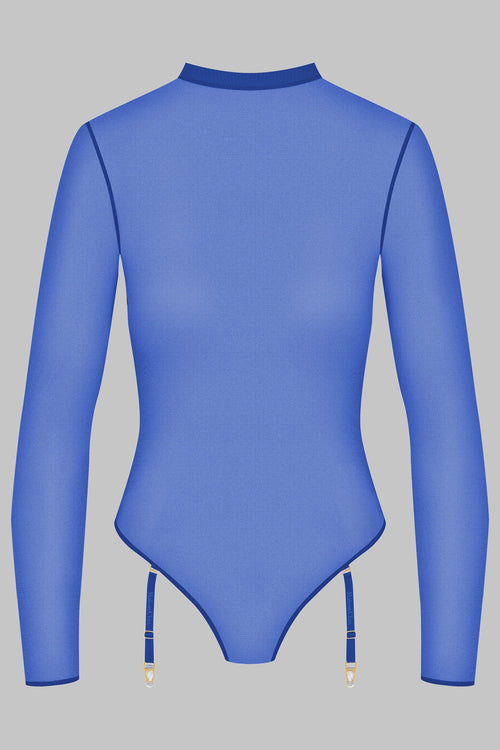 Blauer Stringbody