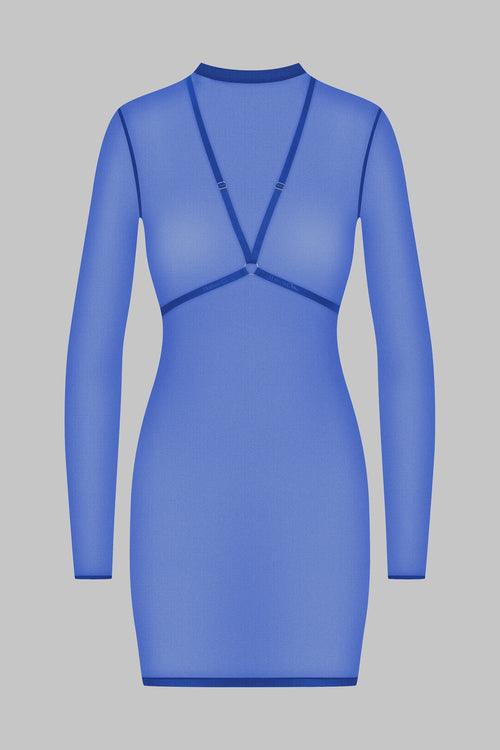 Blaues Kleid