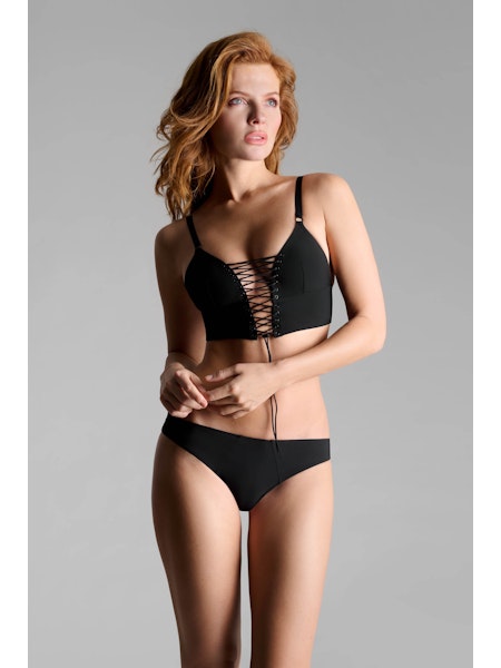 Bustier mit Schnürung