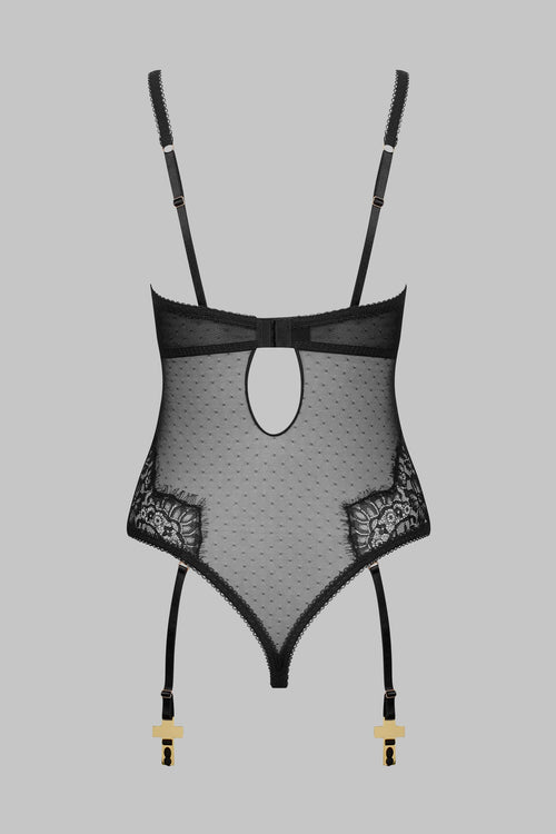 Spitzen Body mit offenem Cup