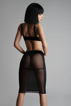 Transparenter Midi Rock