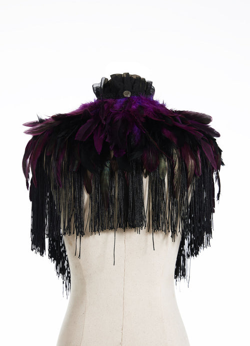 Feather jewelry bolero