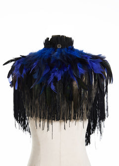 Feather jewelry bolero