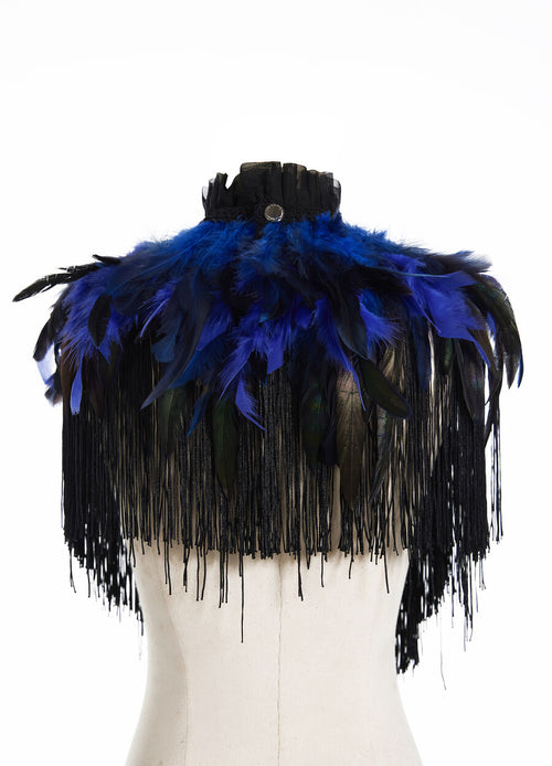 Feather jewelry bolero
