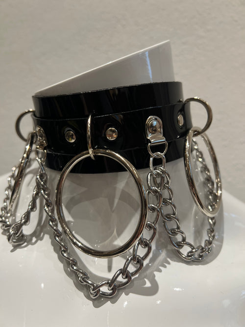 PVC Ring-Chain Halsband