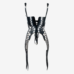 Leather corset laser cut