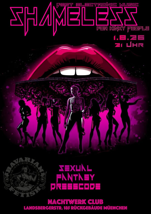 Ticket 01.08.2026 SHAMELESS by Bavarian Fetish
