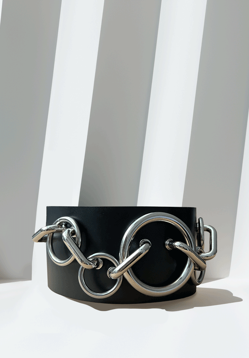 Lederhalsband Chocker