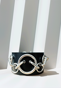 Lederhalsband Chocker