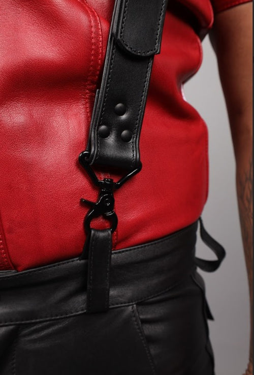 Leather Harness Suspenders
