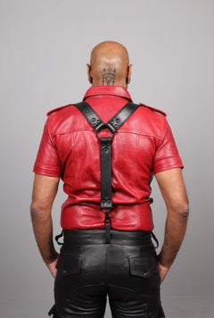 Leather Harness Suspenders