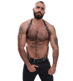 Leder Harness Träger