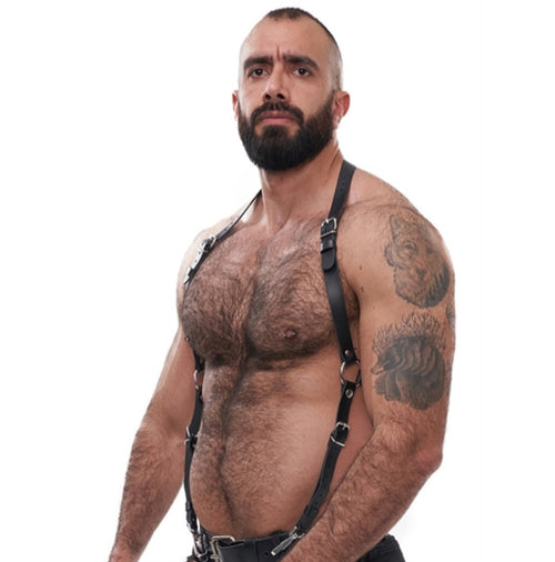 Leder Harness Träger