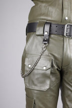 Leder Gürtelkette