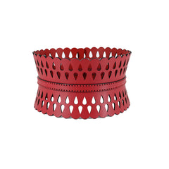 Genuine leather corset belt