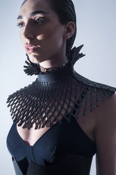 Leder Halsschmuck Kragen