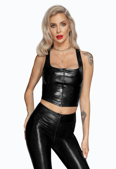 Wetlook Top Snake-print