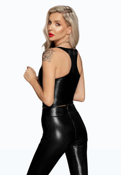 Wetlook Top Snake-print