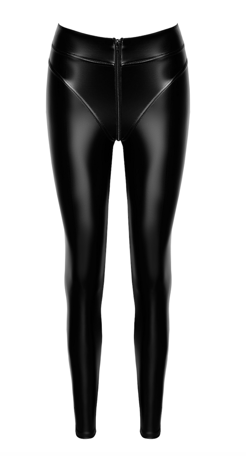 Faux leather leggings