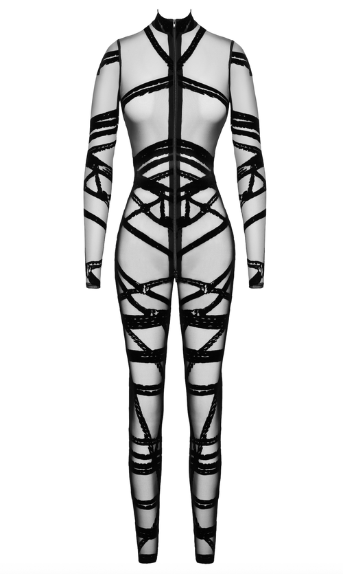 Catsuit aus Mesh