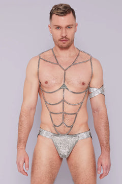 Körperkette Harness Edelstahl