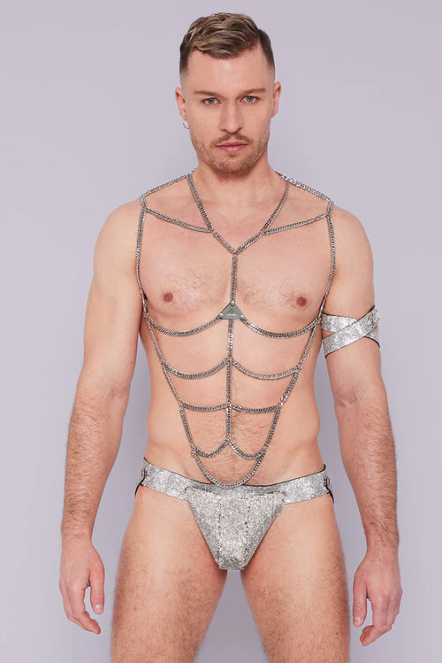 Körperkette Harness Edelstahl