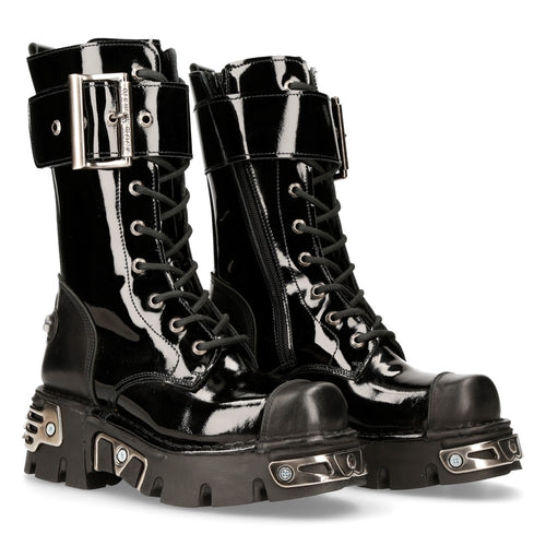 Lack Leder Stiefelette