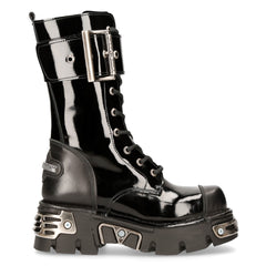 Lack Leder Stiefelette