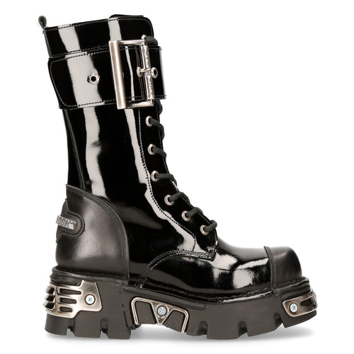 Lack Leder Stiefelette