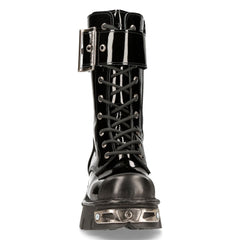 Lack Leder Stiefelette