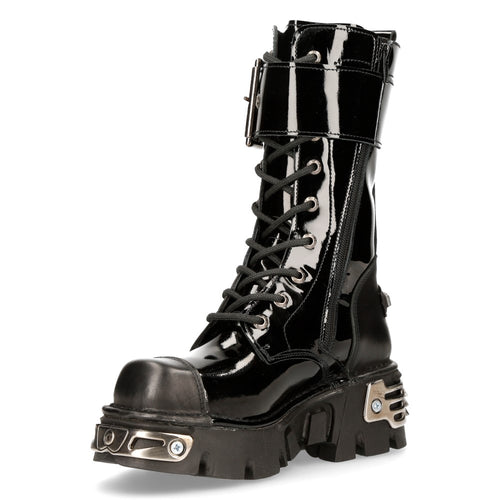 Lack Leder Stiefelette