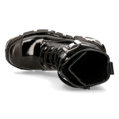 Lack Leder Stiefelette